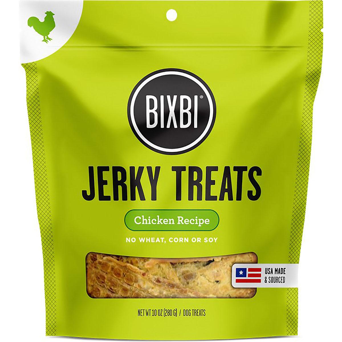 BIXBI Jerky Treats Chicken Recipe Dog Treats