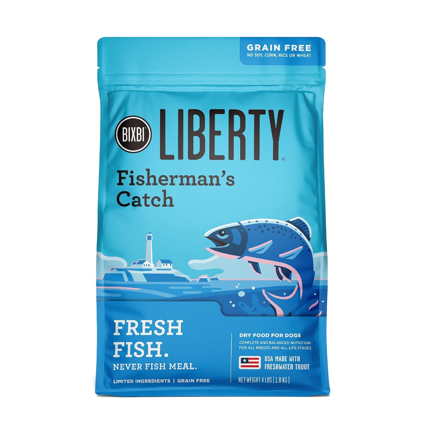 BIXBI Liberty Grain Free Dry Dog Food – Fisherman's Catch