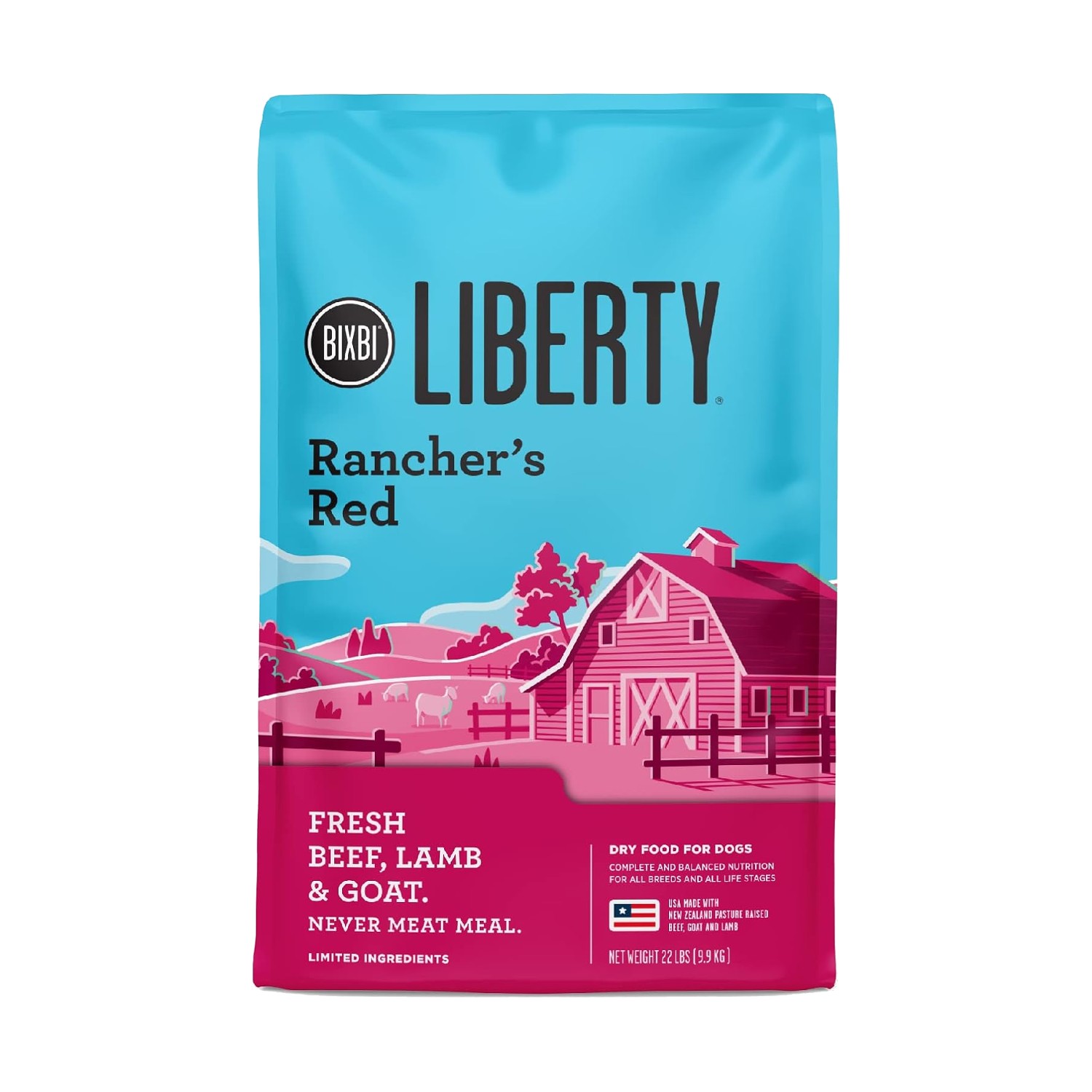 BIXBI Liberty Dry Dog Food – Rancher's Red