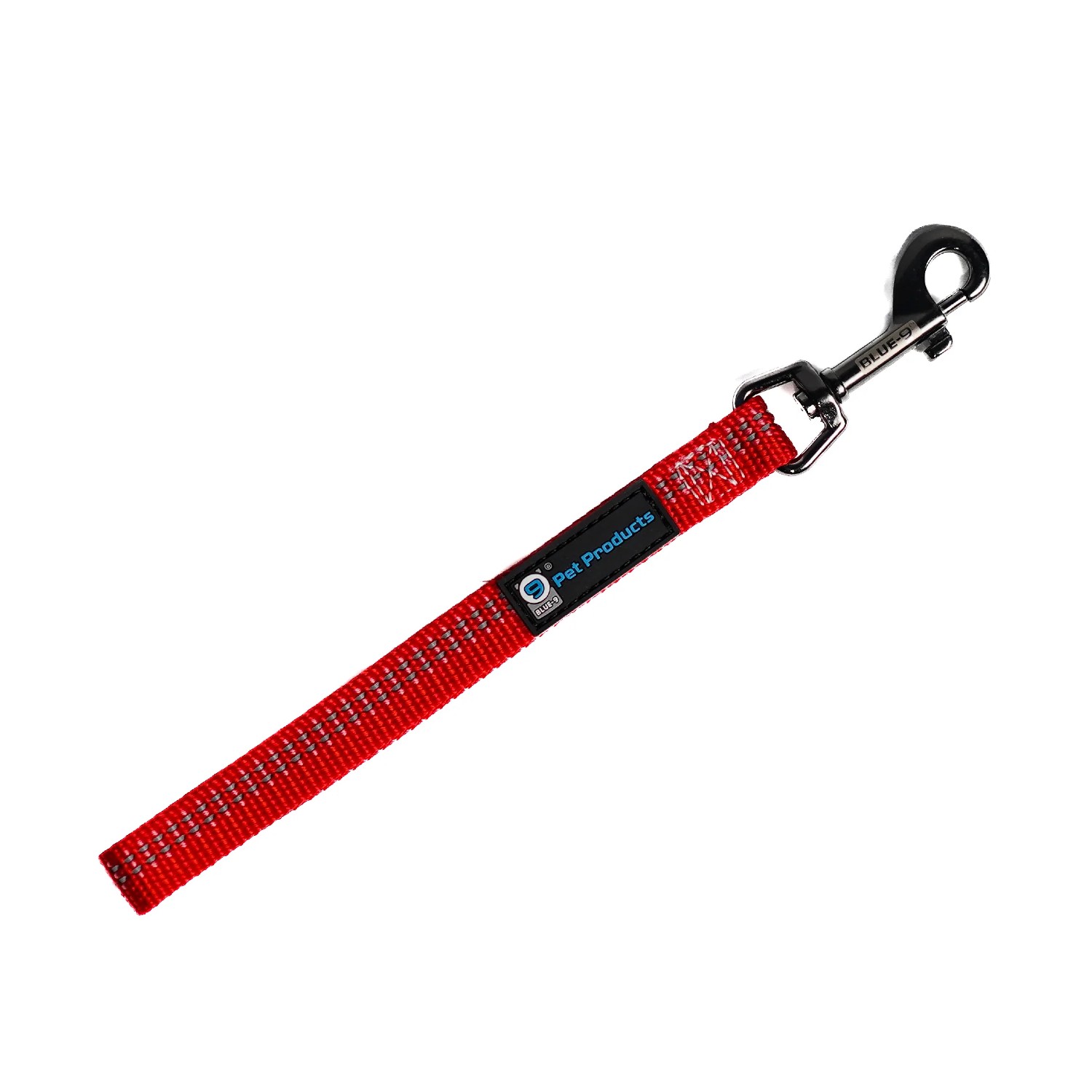 Blue-9 Reflective Tab Dog Leash - Red Ember