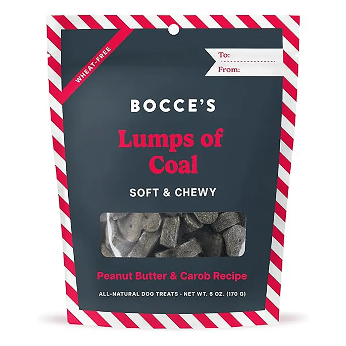 Bocce's Bakery Holiday Lumps of Coal Soft & Chewy Dog Treats