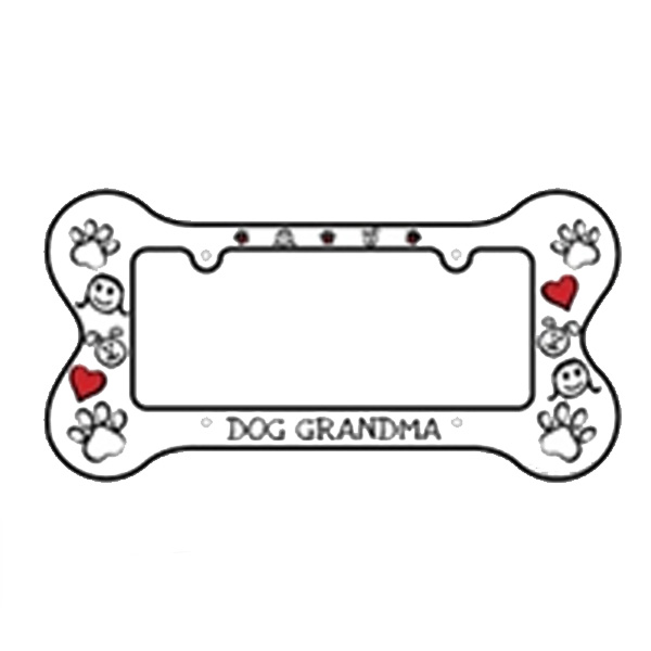 OTTERHOUND DOGS Metal License Plate Frame Tag Holder Four Holes 