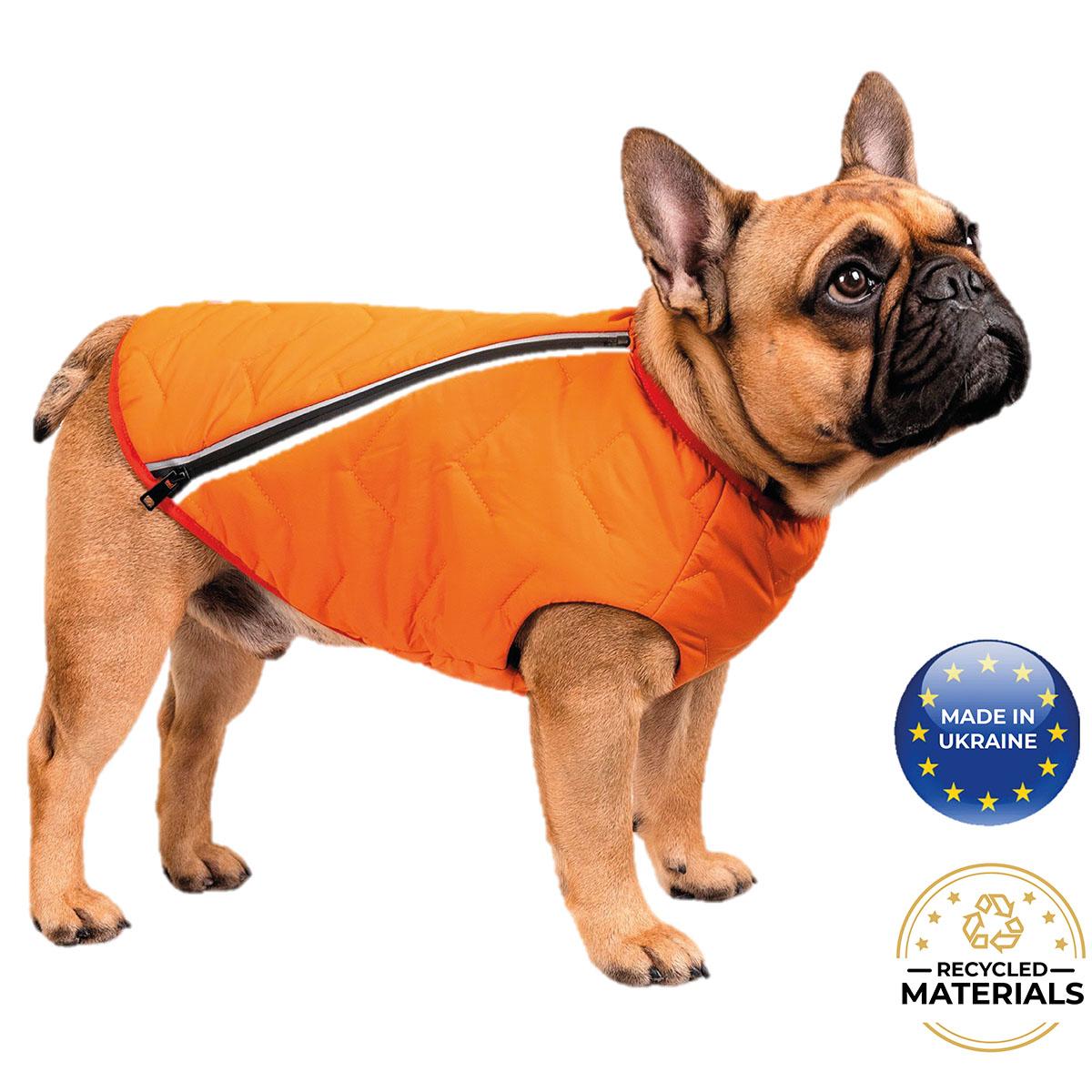 Bonne et Filou Sustainable Eco-Friendly Dog Jacket - Orange