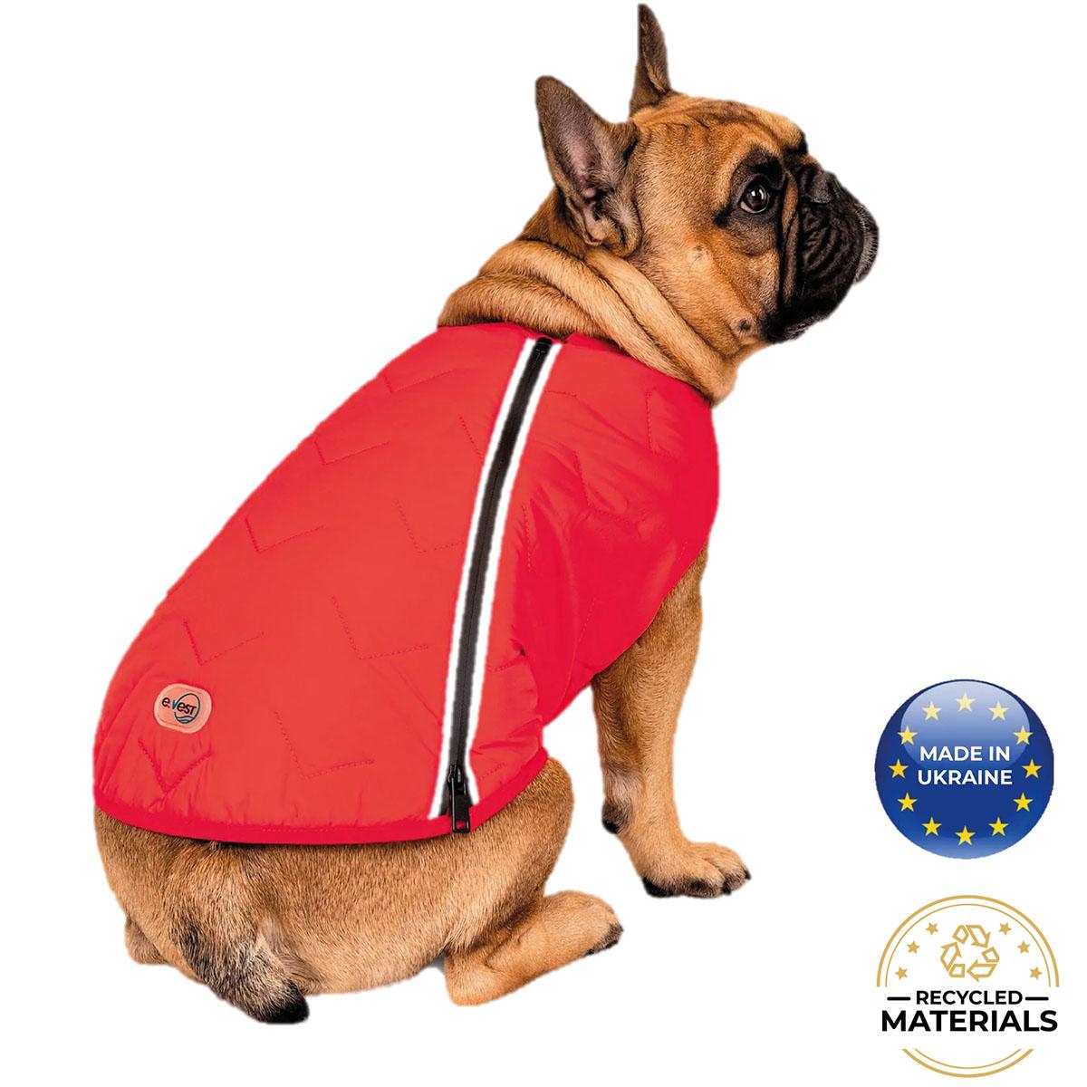 Bonne et Filou Sustainable Eco-Friendly Dog Jacket - Red