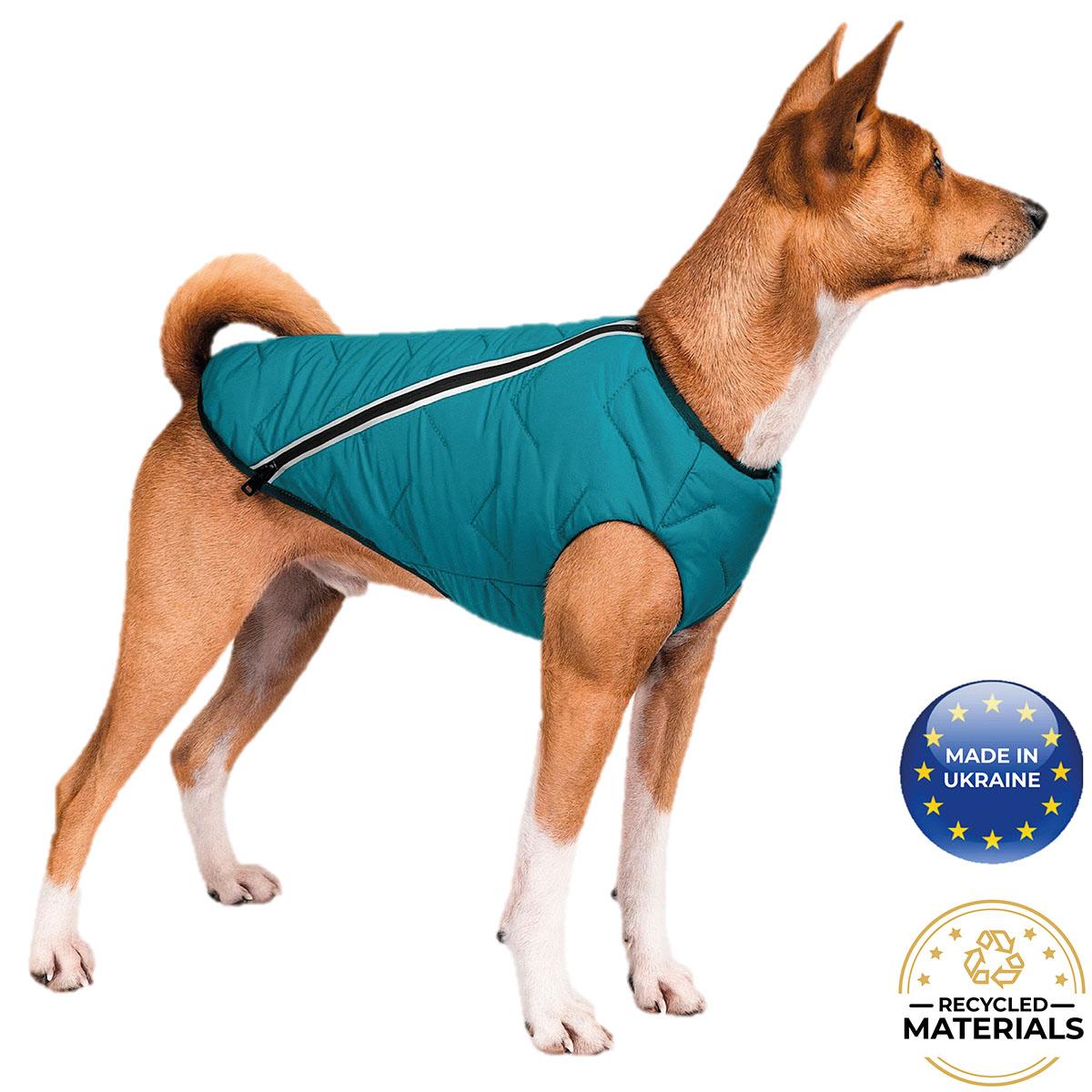 Bonne et Filou Sustainable Eco-Friendly Dog Jacket - Turquoise