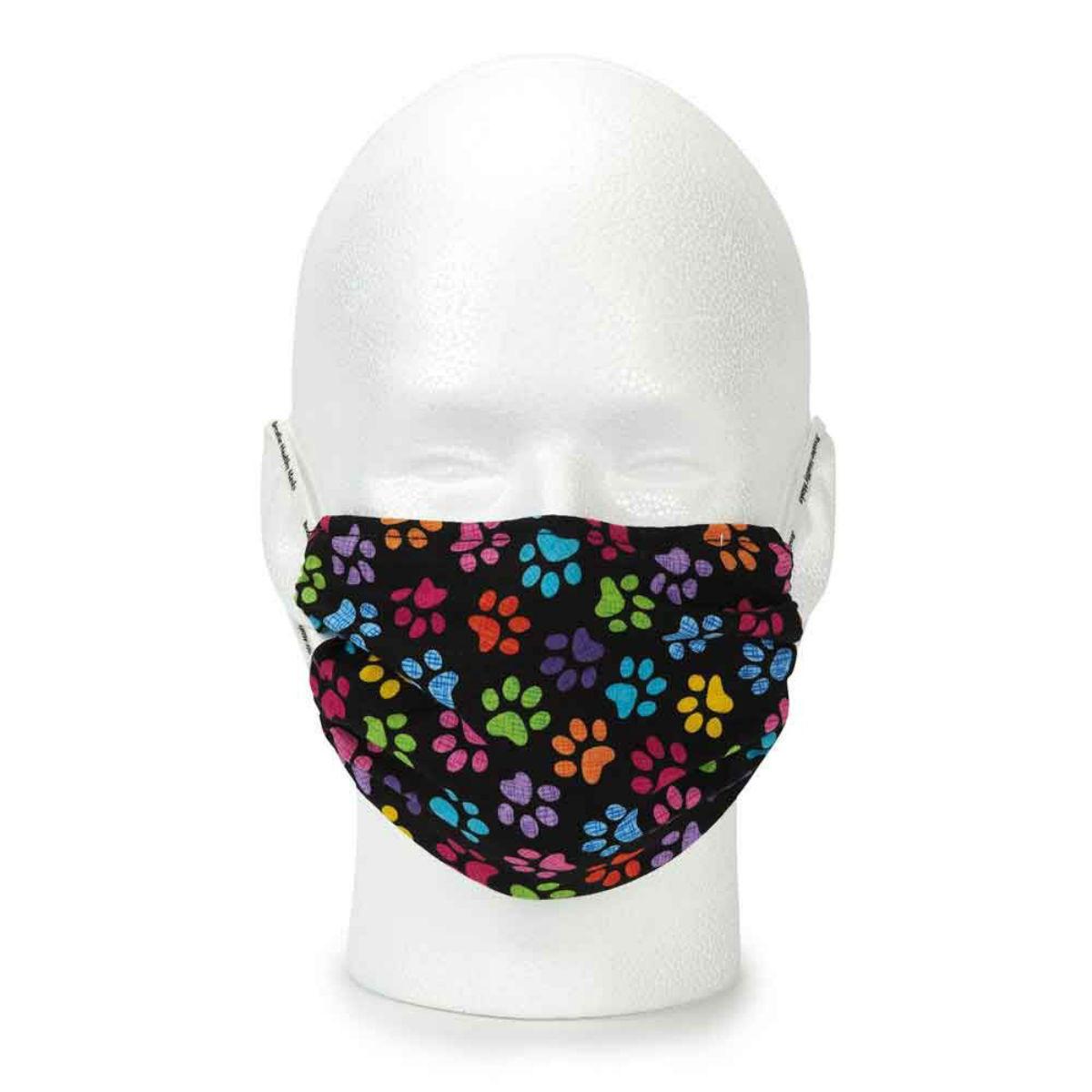 Breathe Healthy Reusable Cloth Human Face Masks - Colorful Paws