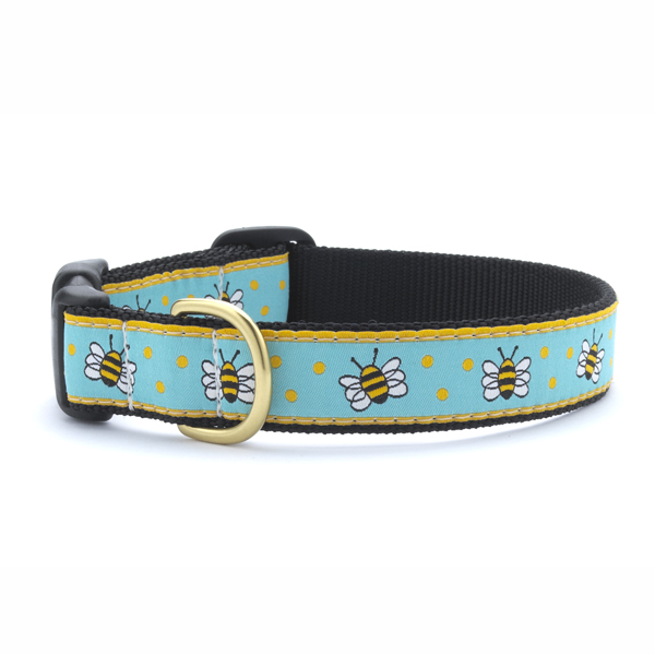 Bumble Bee Dog Collar by Up Country