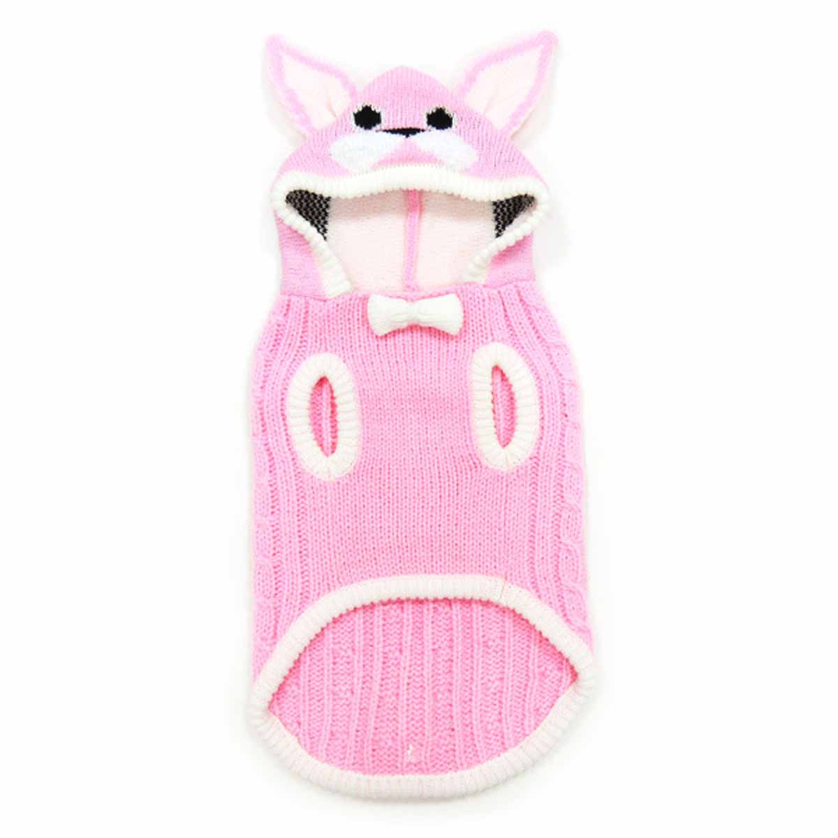 Bunny Hooded Dog Sweater by Dogo