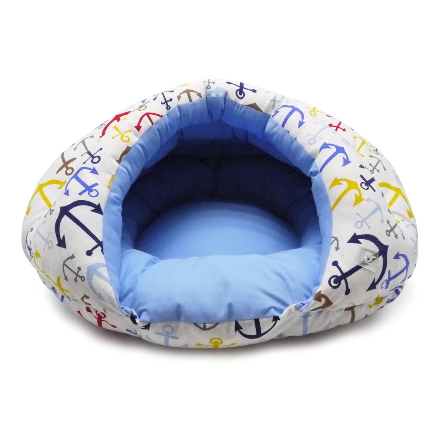 Large hamburger dog top bed