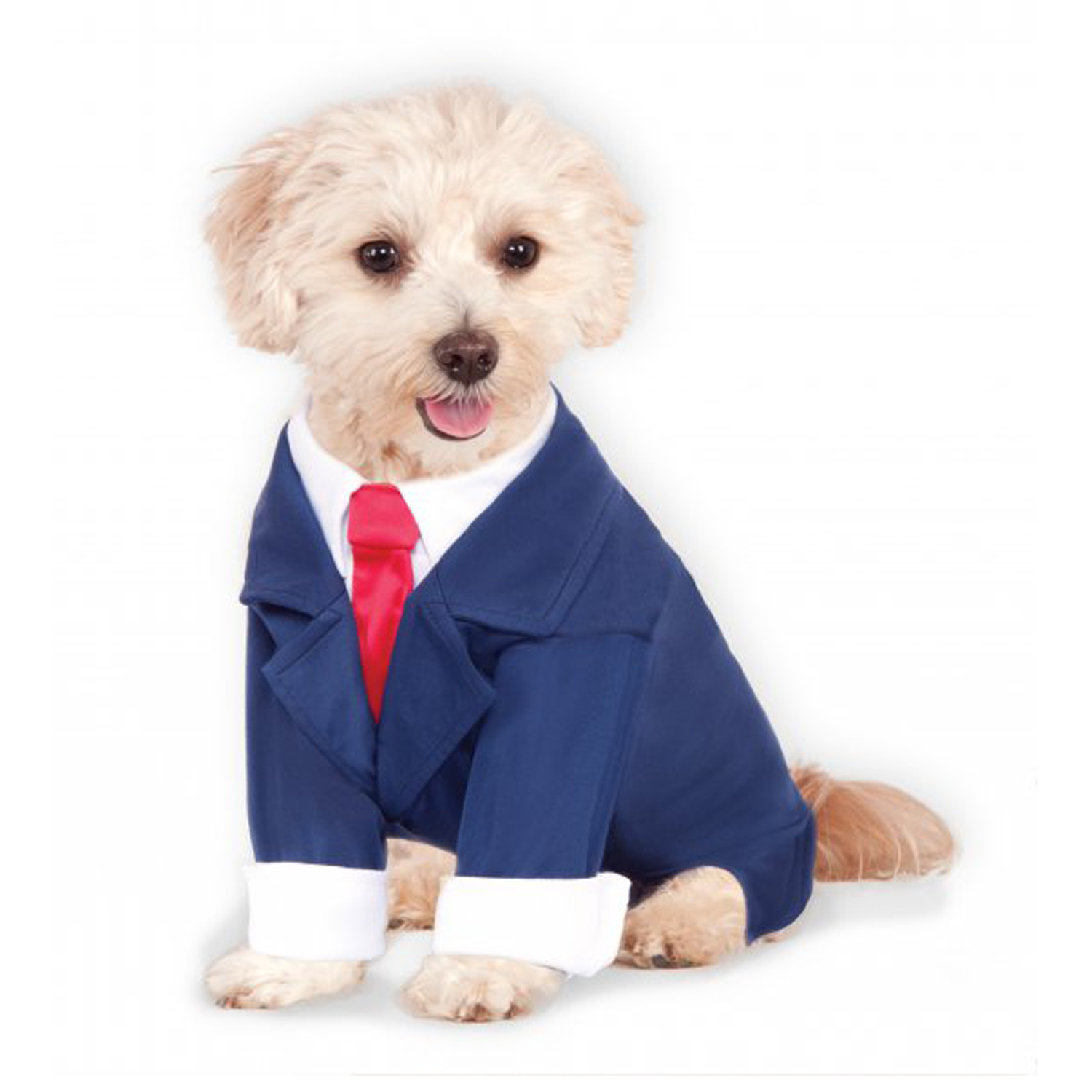 Business Suit Dog Costume - Navy