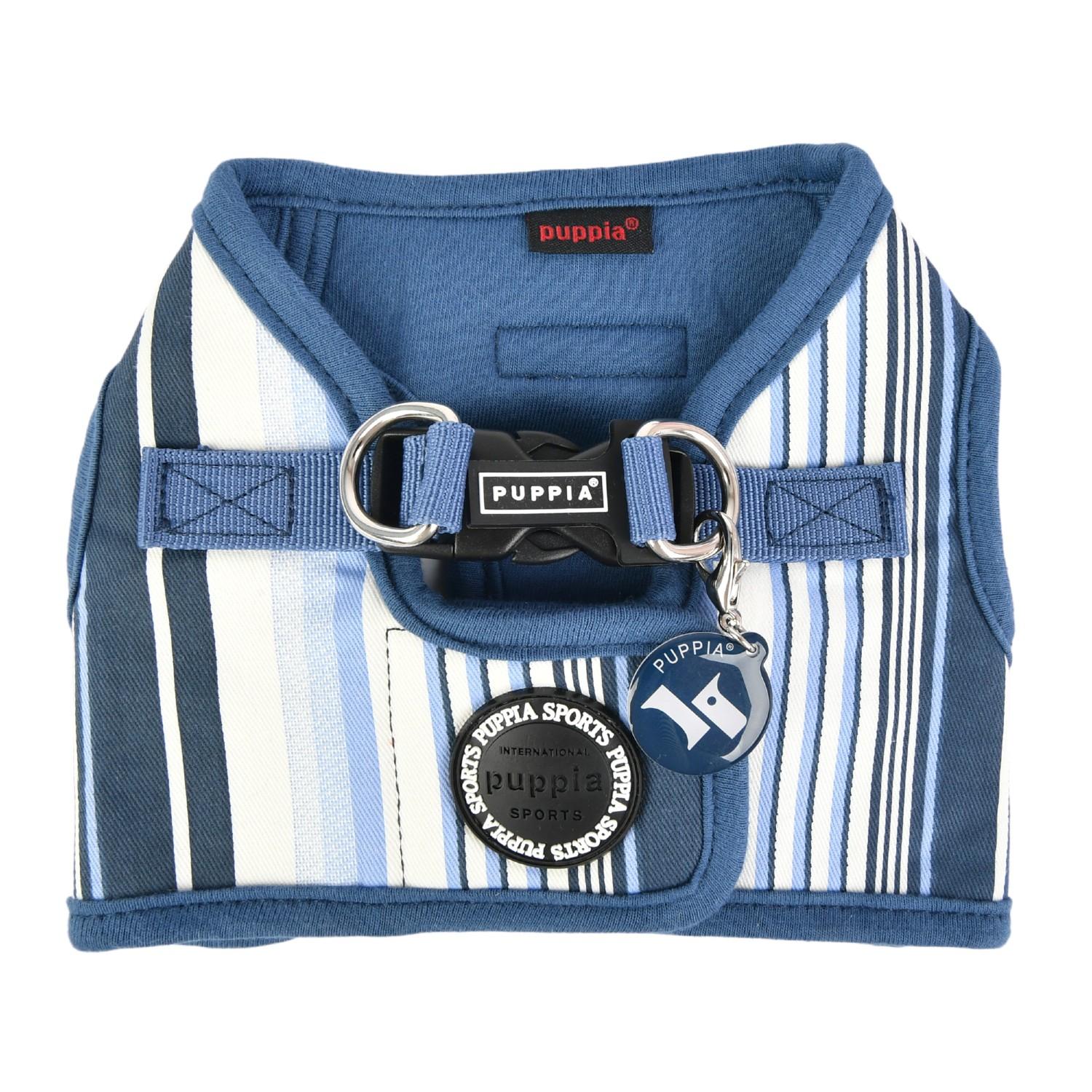 Caiden Vest Dog Harness by Puppia - Blue