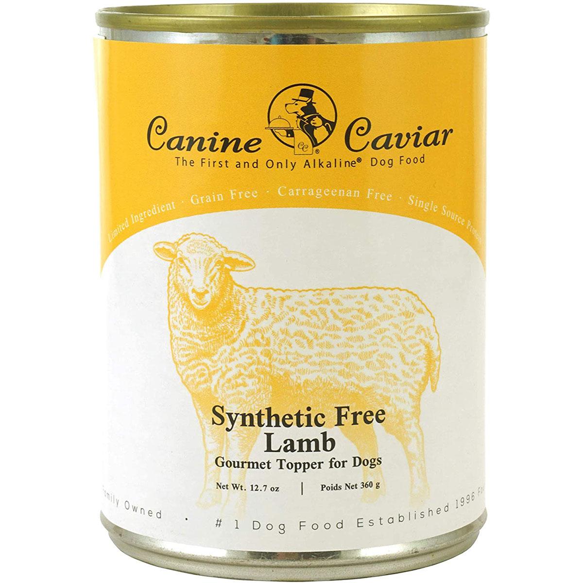 Canine Caviar Synthetic Free Lamb Canned Dog Food Topper