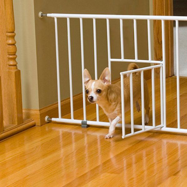 Carlson Mini Dog Gate with Pet Door | BaxterBoo