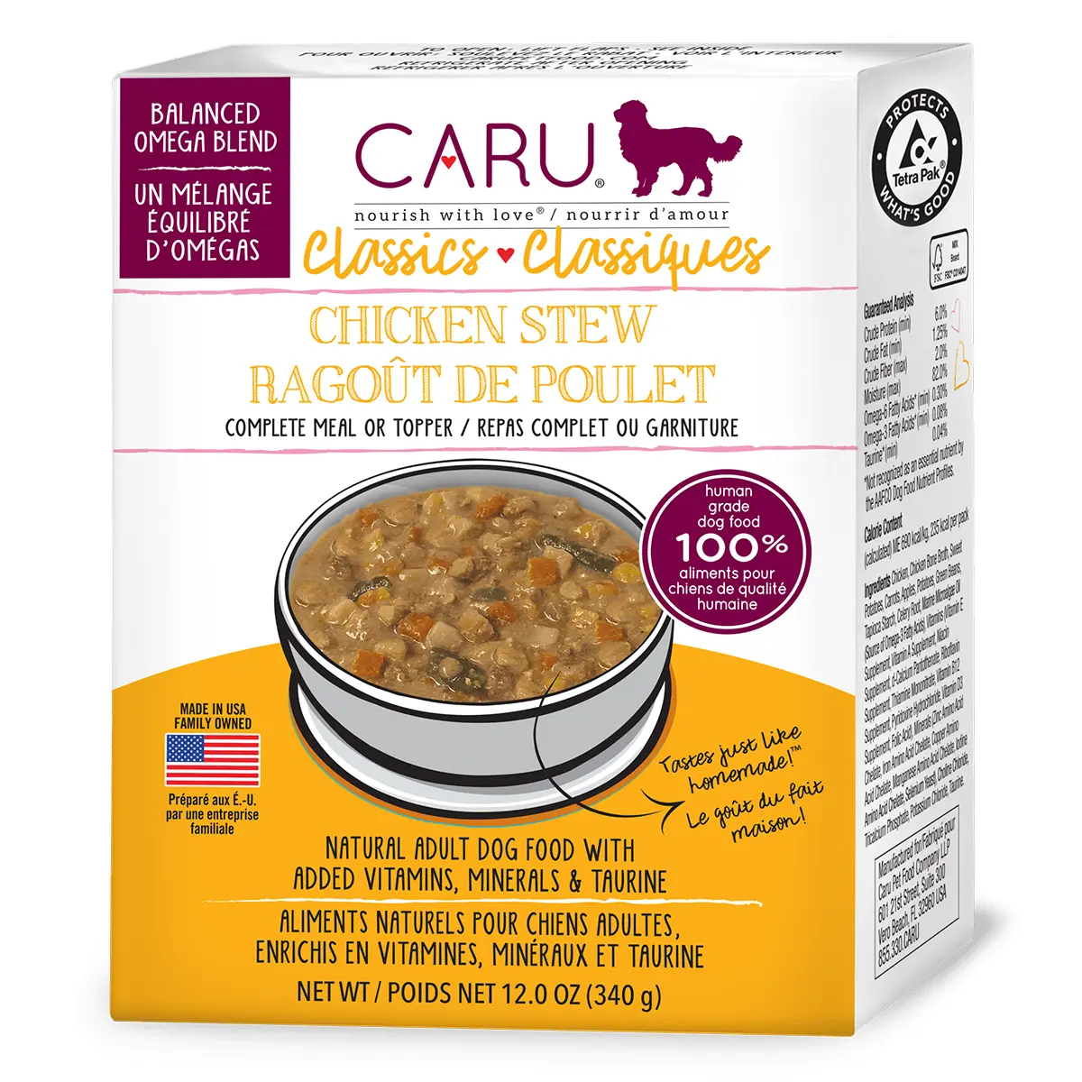 Caru Classics Chicken Stew Dog Food