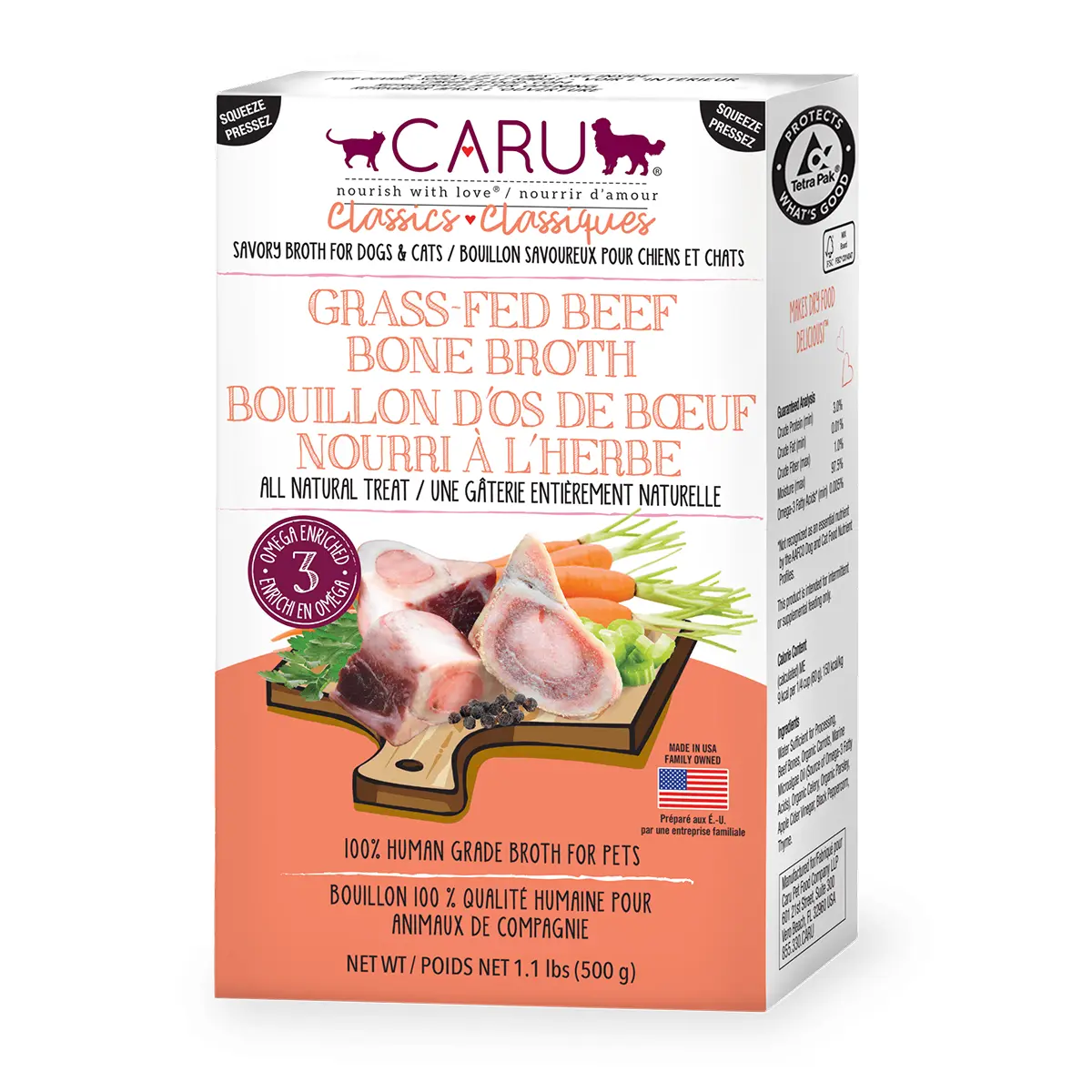 Caru Grass-Fed Beef Dog and Cat Bone Broth