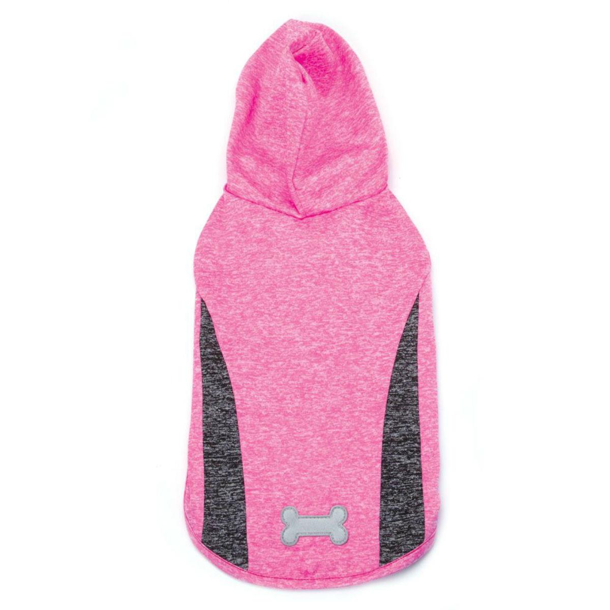 Casual Canine Trackster Sleeveless Dog Hoodie - Pink