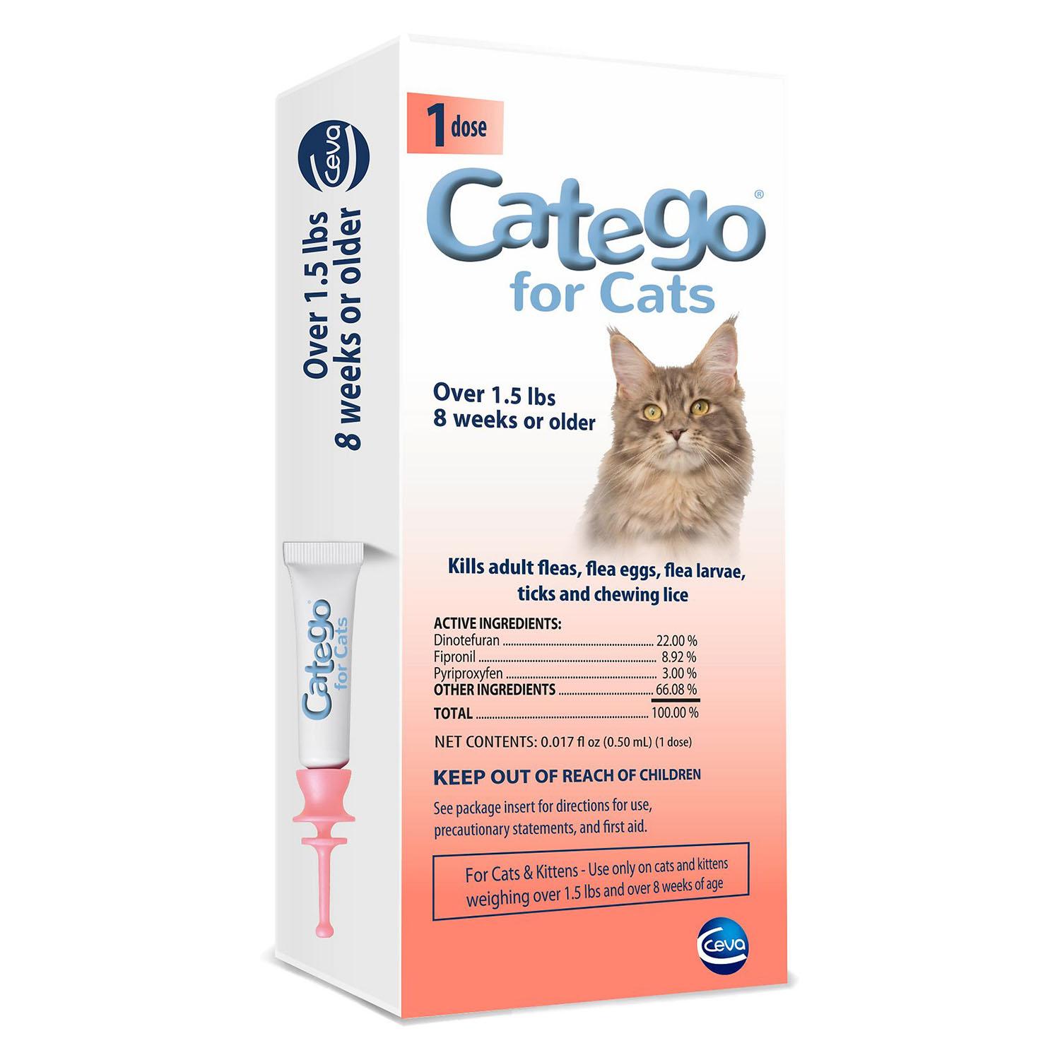 Catego Topical Flea and Tick Treatment for Cats