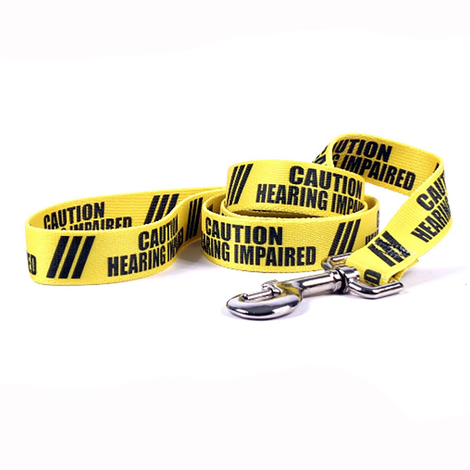 Caution Dog Leash by Yellow Dog - Hearing Impaired