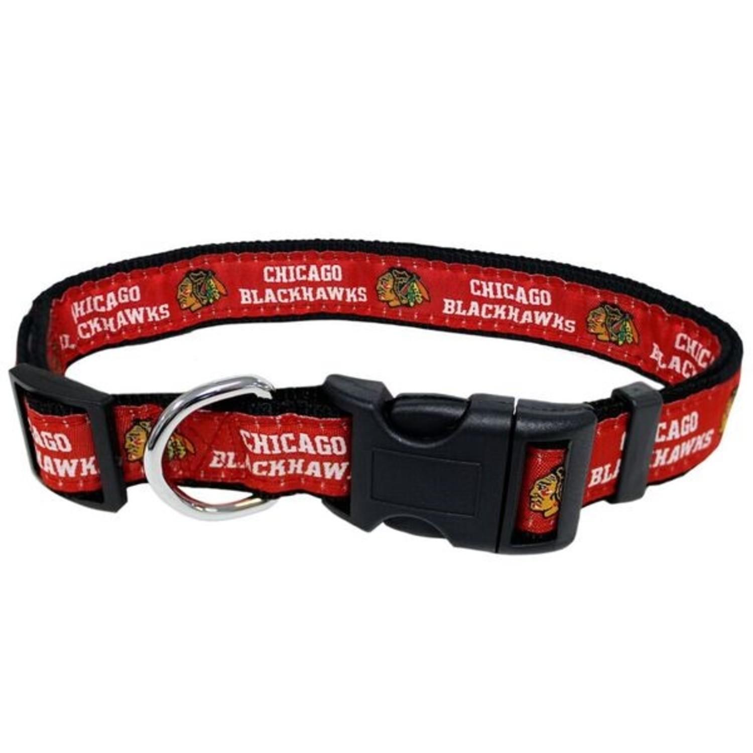 Chicago Blackhawks Officially Licensed Dog Collar - RIBBON