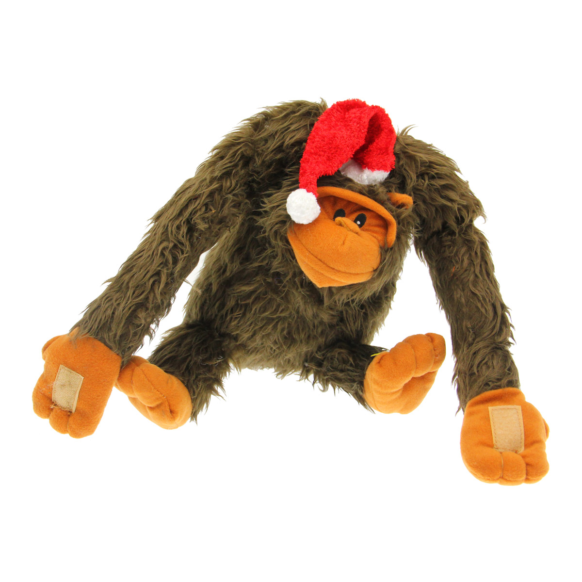 frisco muscle plush squeaking gorilla dog toy