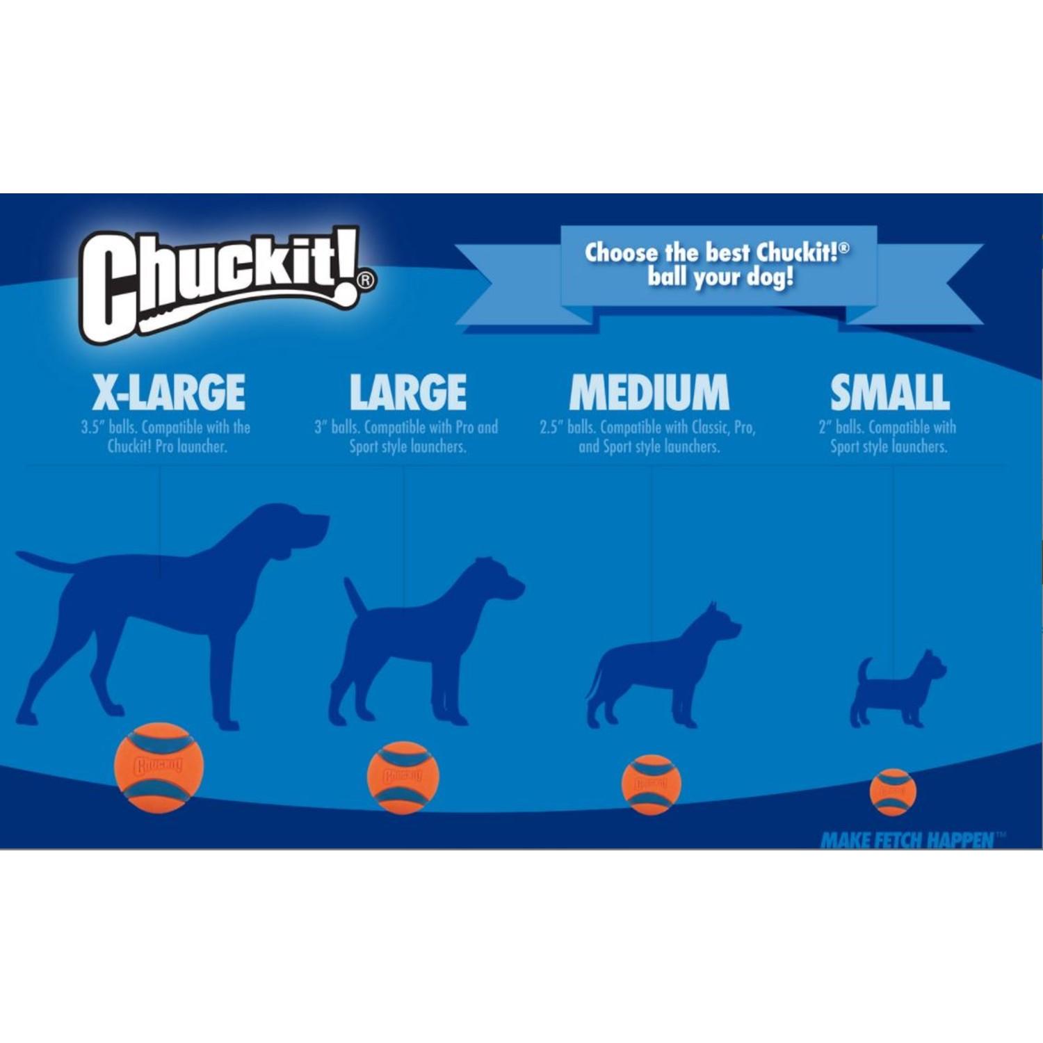 Chuckit! Fetch Medley Ball Dog Toys - 3 Pack