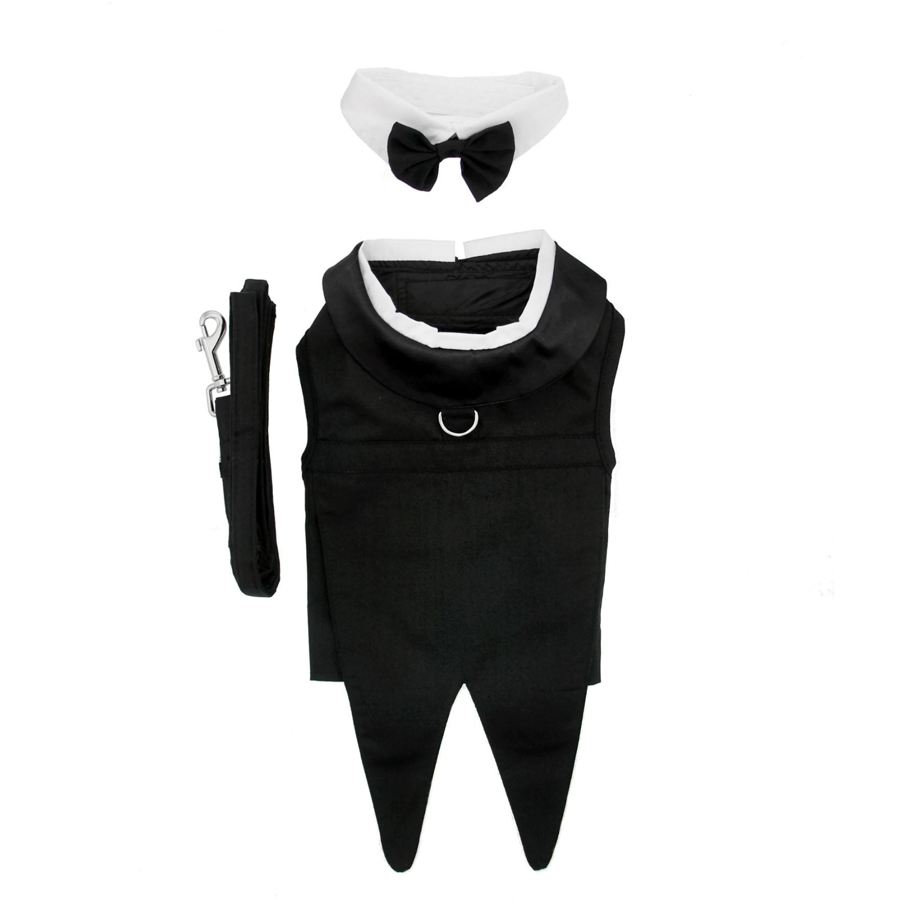 Classic Dog Tuxedo Set with Tails by Doggie Design