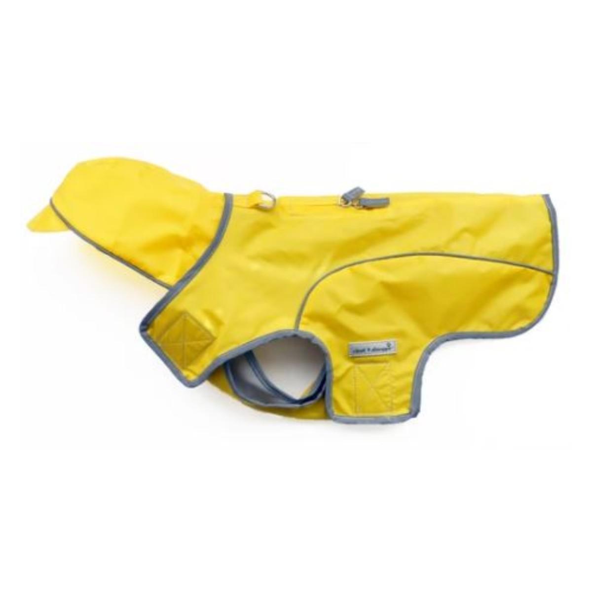 Cloak & Dawggie Precision Fit Dog Raincoat - Yellow