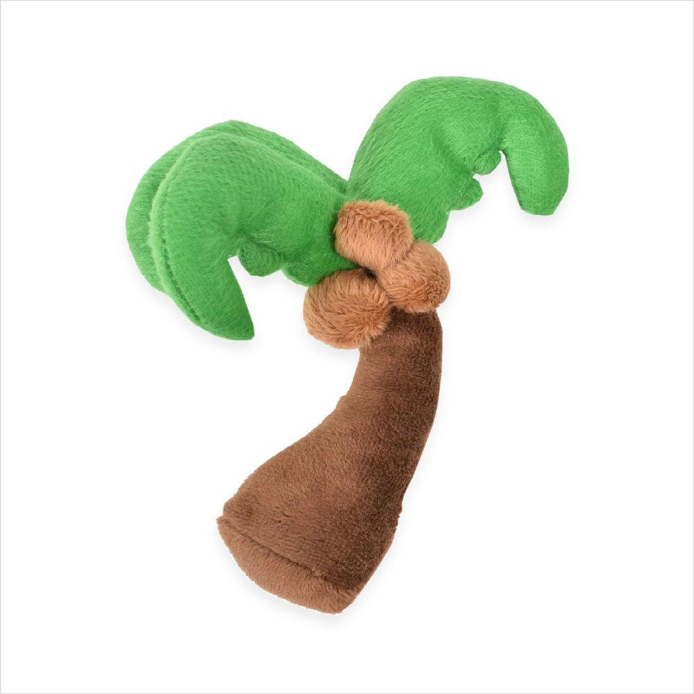Oscar Newman Pipsqueak Dog Toy - CocoTherapy Coconut Tree