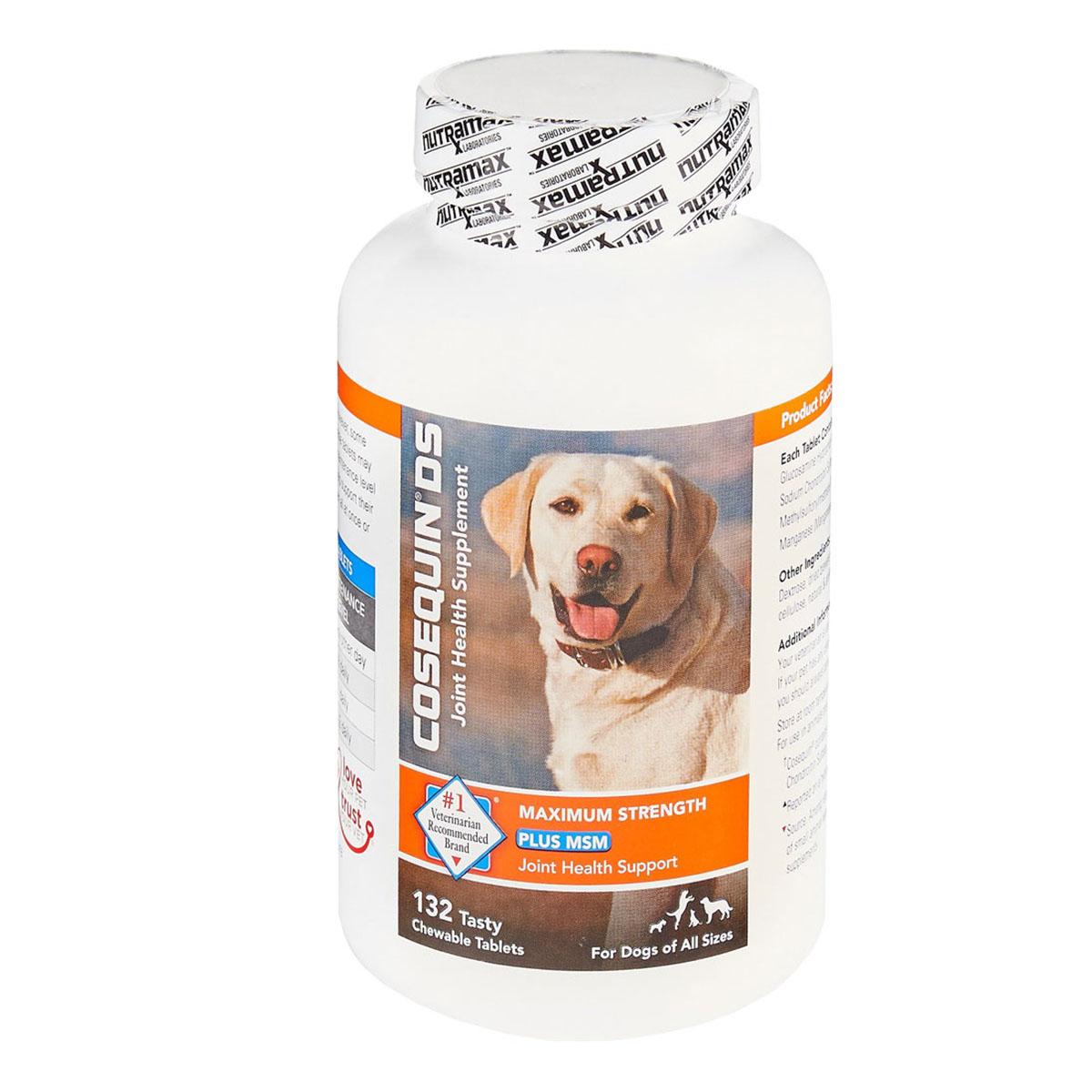 Cosequin®️ DS Plus MSM Maximum Strength Dog Joint Health Supplement by Nutramax®️
