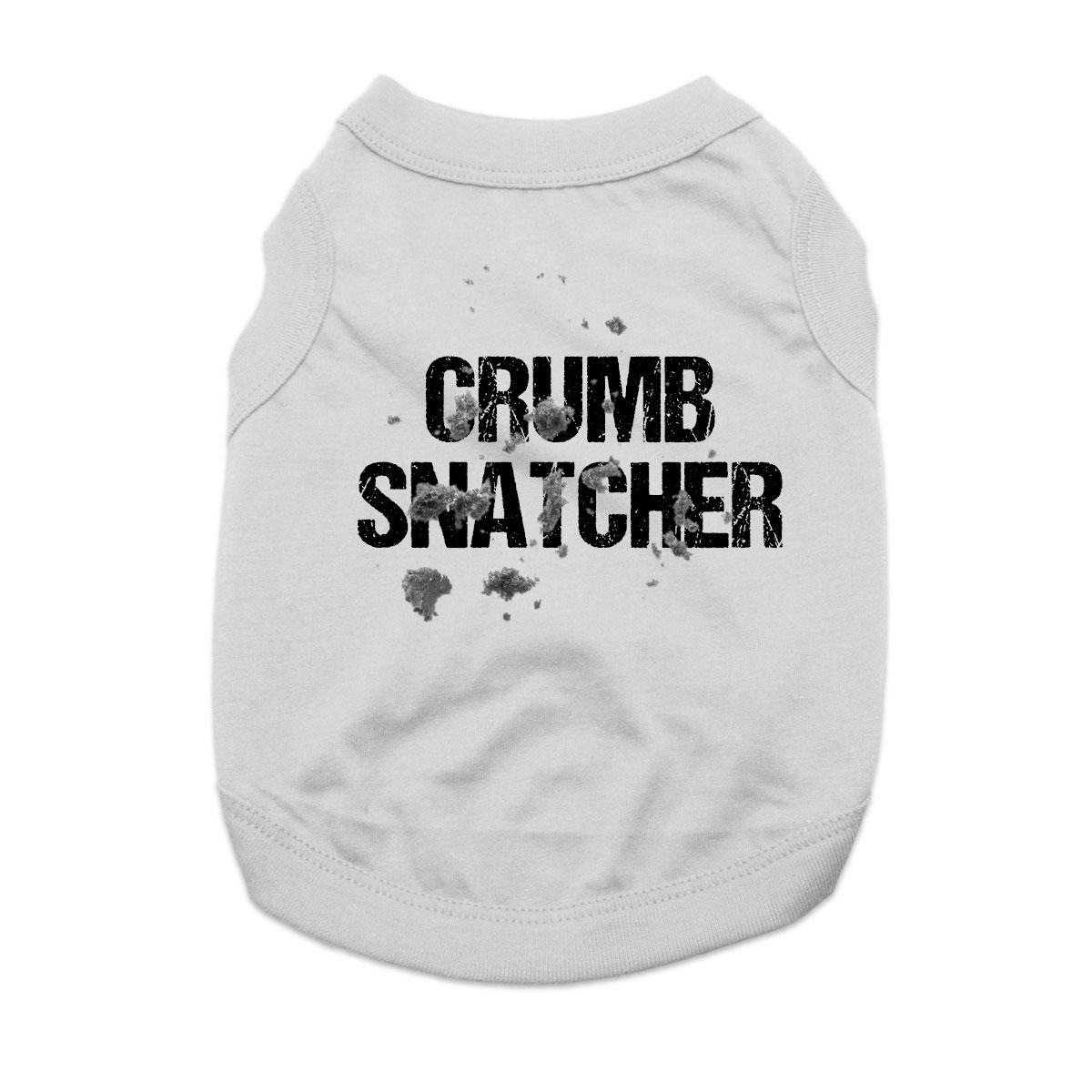 Crumb Snatcher Dog Shirt - Gray