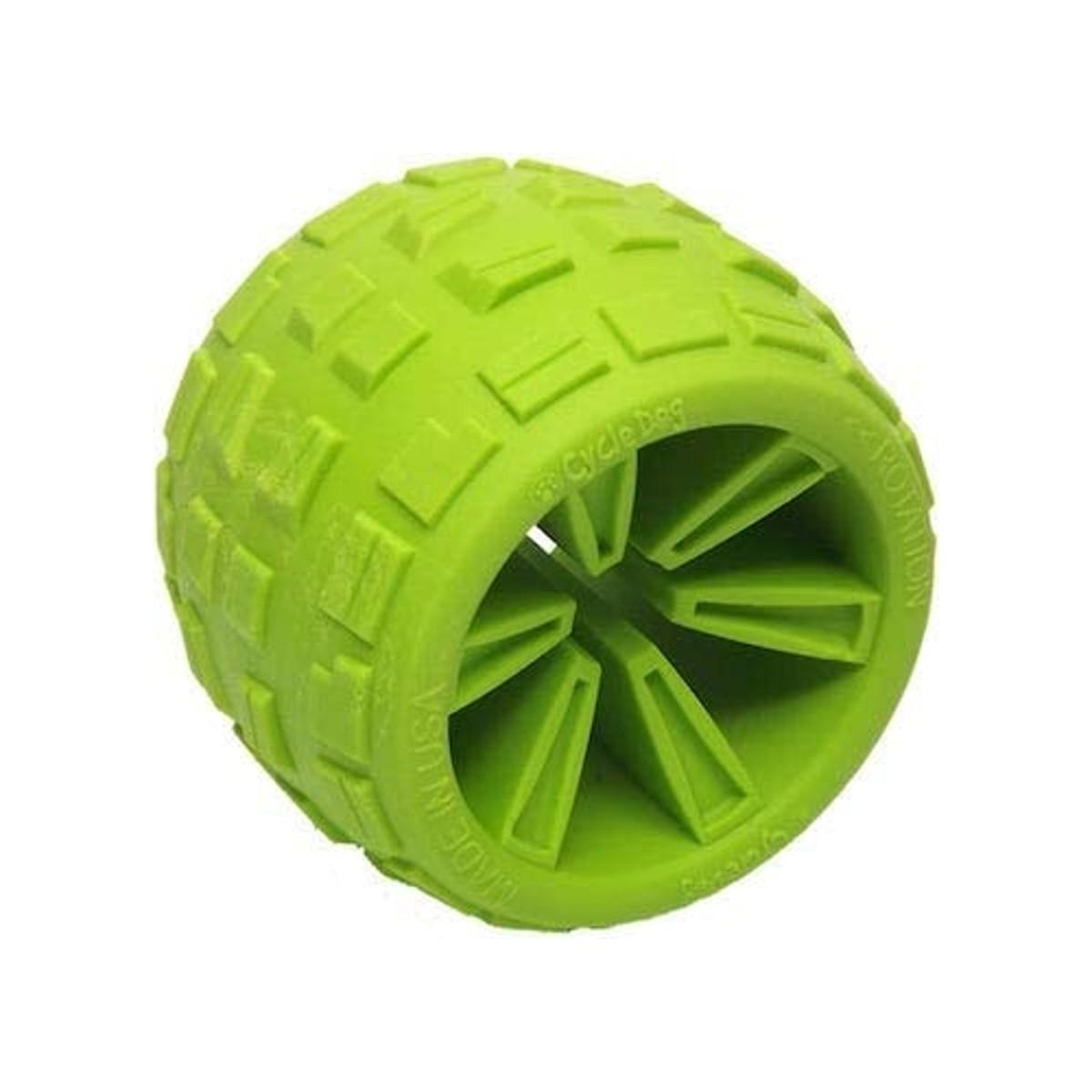 Cycle Dog High Roller Plus Ball Dog Toy - Green