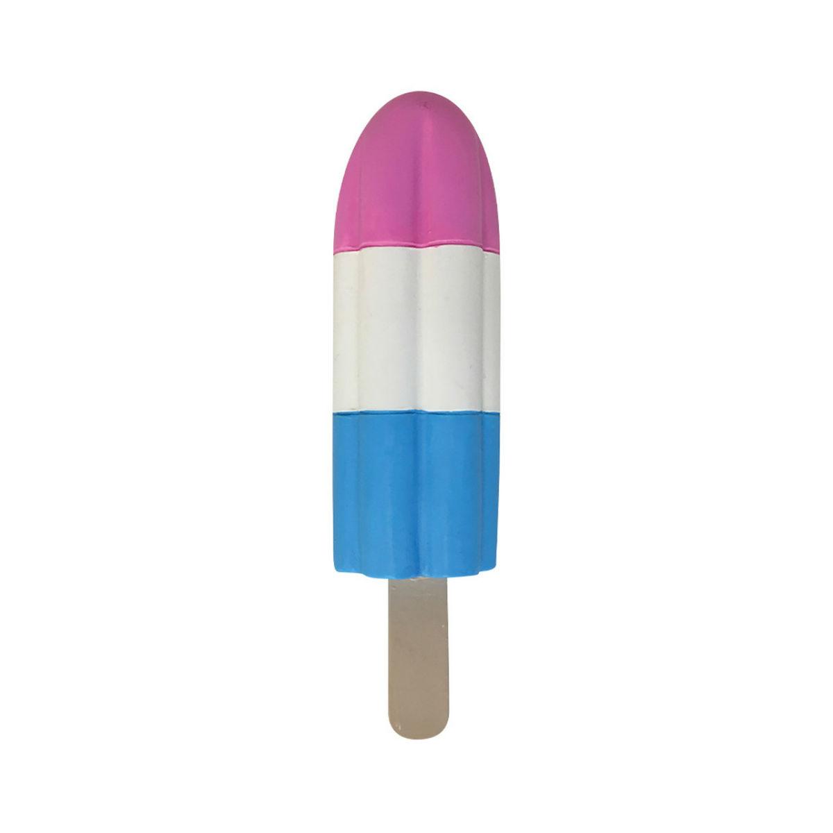 Rainbow Popsicle Plush Squeaker Toy