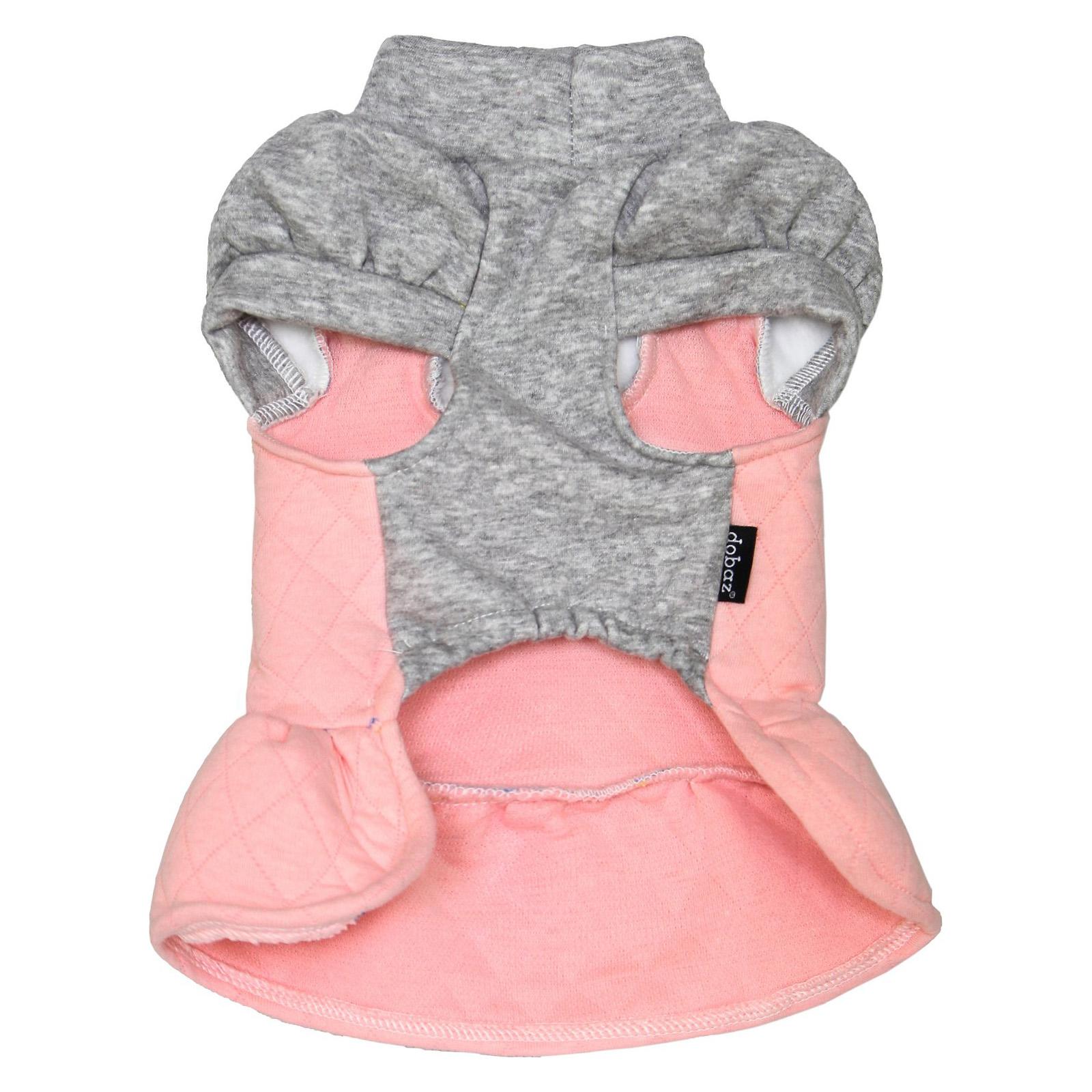 Dobaz Quilted Winter Dog Dress - Pink | BaxterBoo
