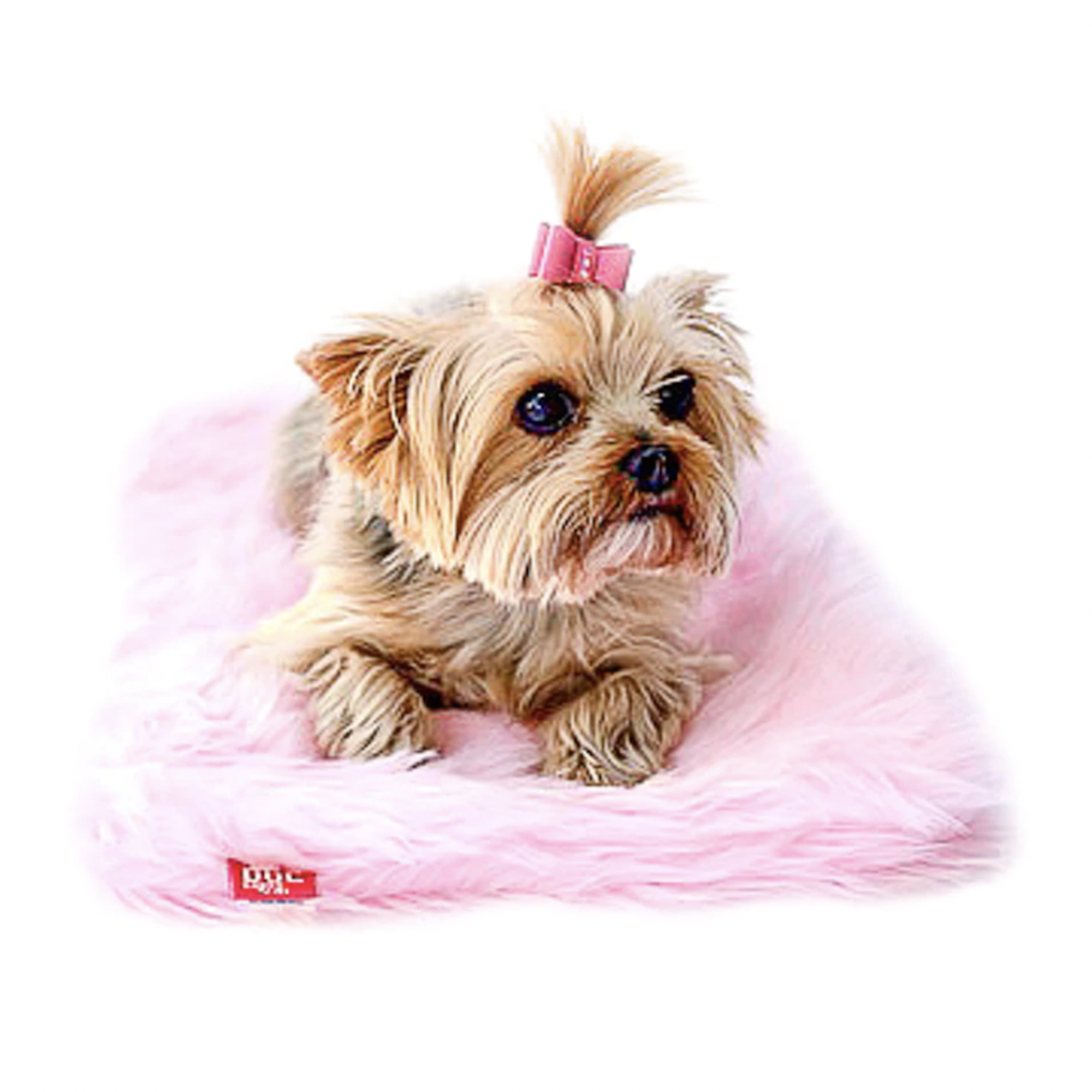 The Dog Squad Luxury Faux Fur Crate Liner - Pink Shag