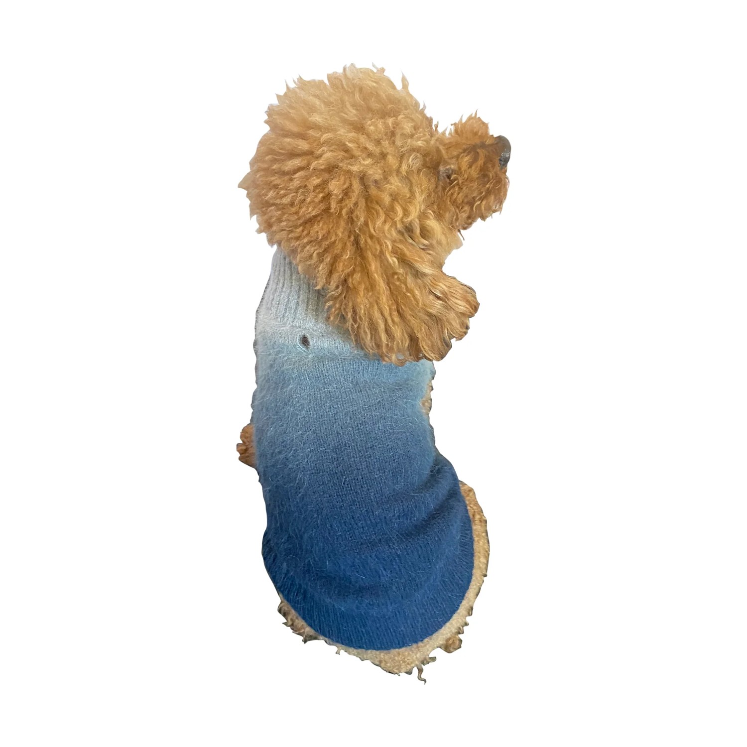 The Dog Squad Newport Ocean Dog Sweater - Blue Dip Dye
