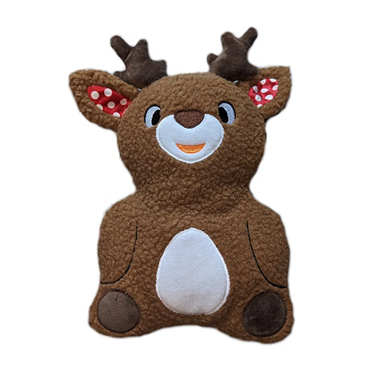 Dog Star Holiday Fleece Plush Toy - Reindeer