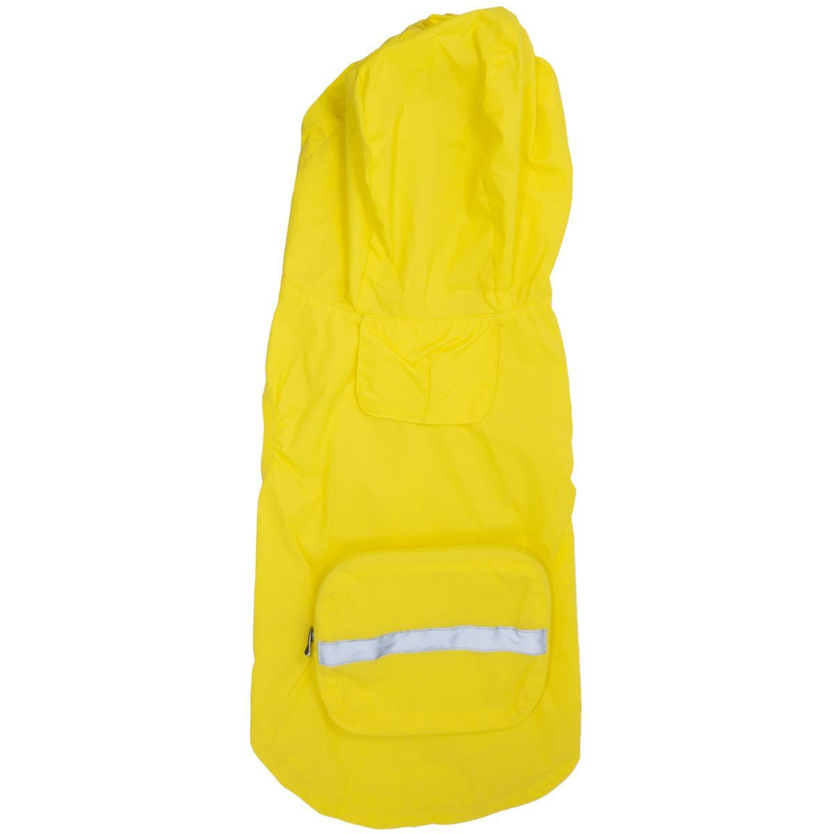 Doggie Design Packable Dog Raincoat - Yellow