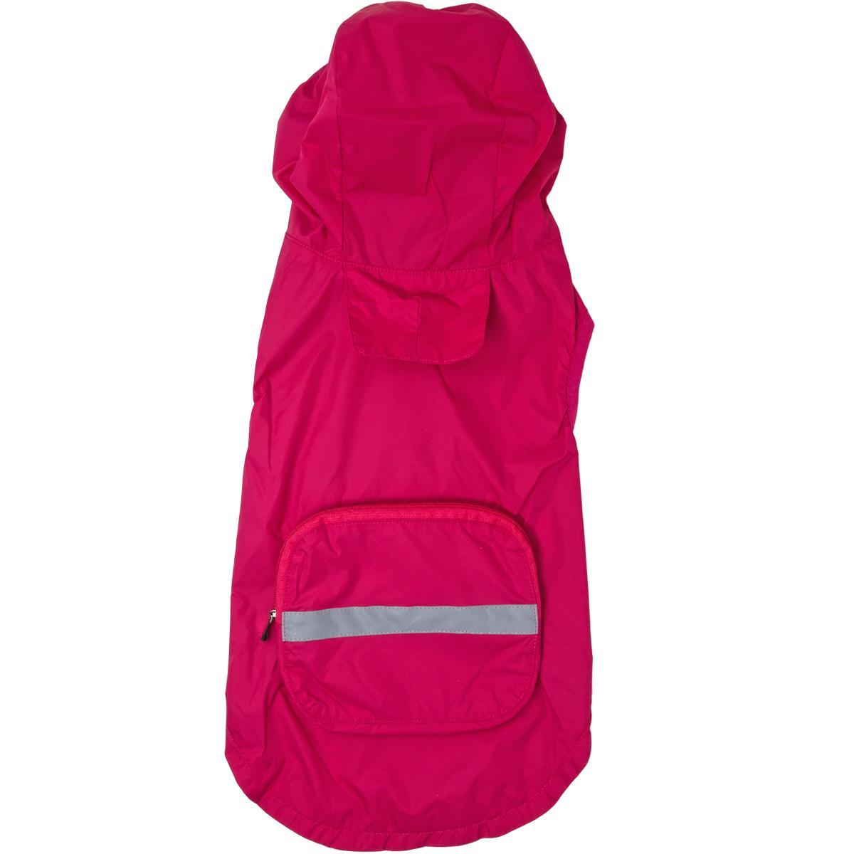Doggie Design Packable Dog Raincoat - Pink