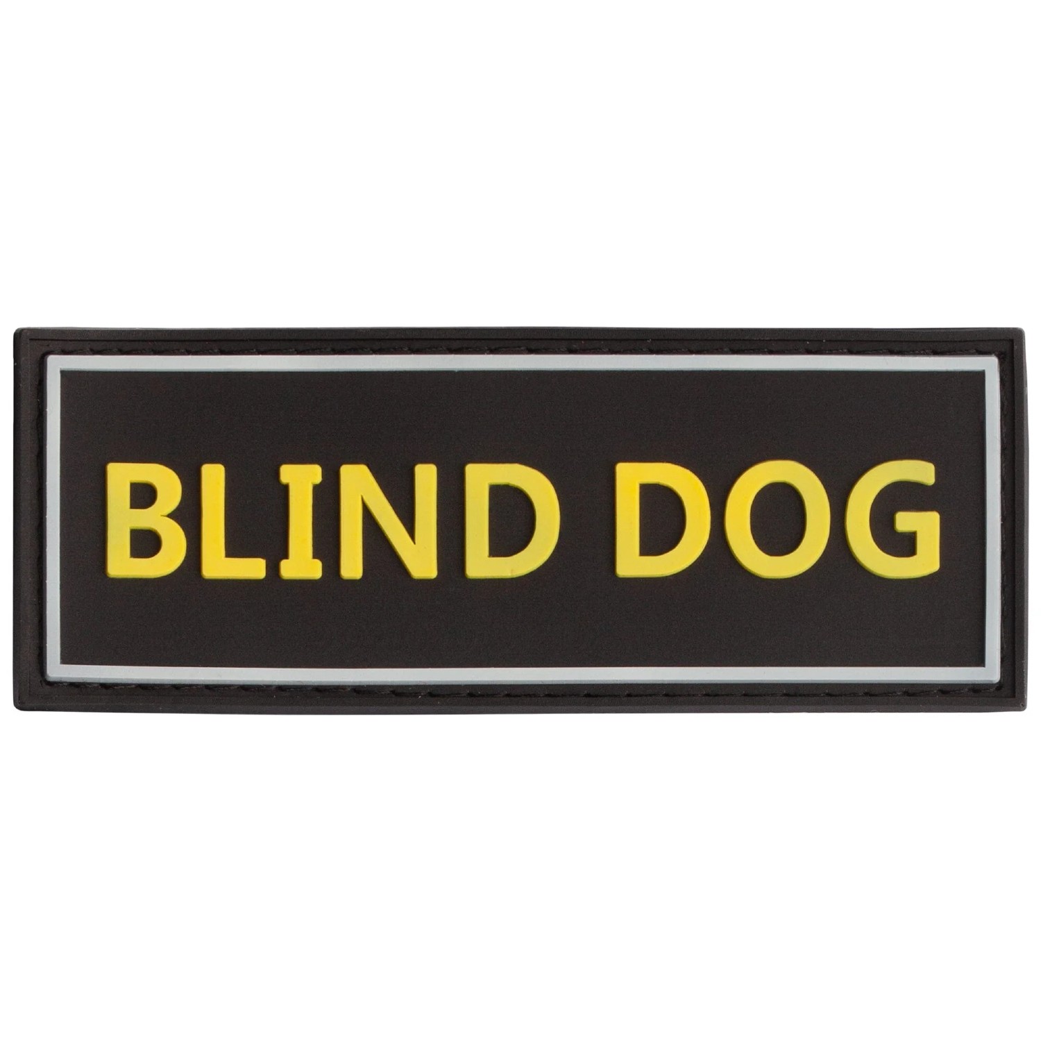 Dogline 3D Rubber Patches for Dog Harnesses or Vests - Blind Dog