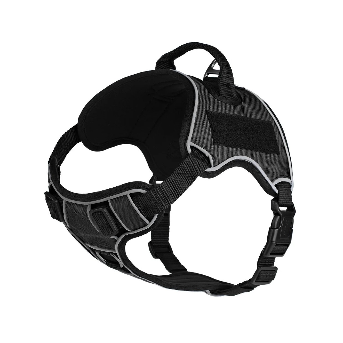Dogline Quest Multipurpose No Pull Dog Harness - Black 