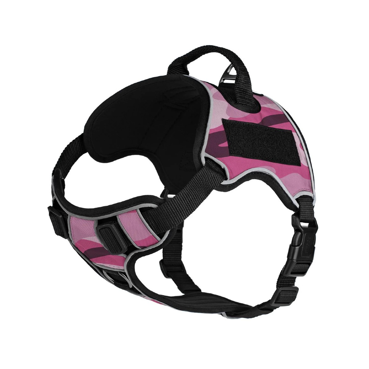 Dogline Quest Multipurpose No Pull Dog Harness - Pink Camo