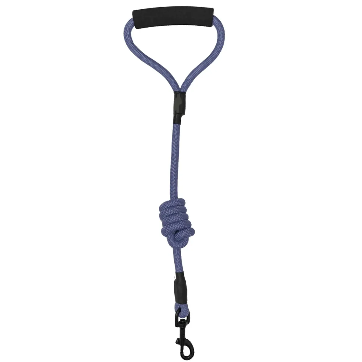 Dogline Round Nylon Dog Leash - Navy Blue