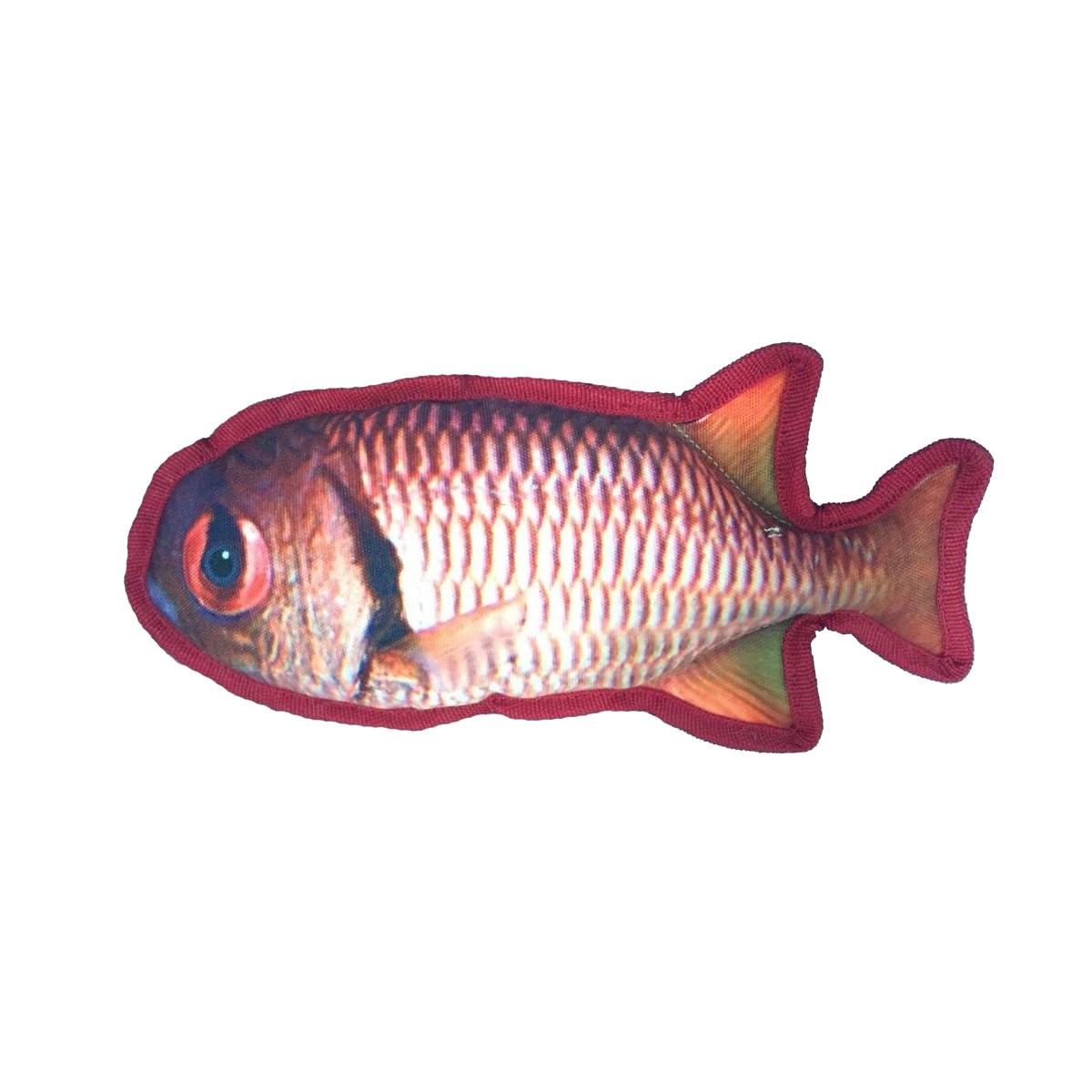 Dogline Tropical Fish Dog Toy - Snapper