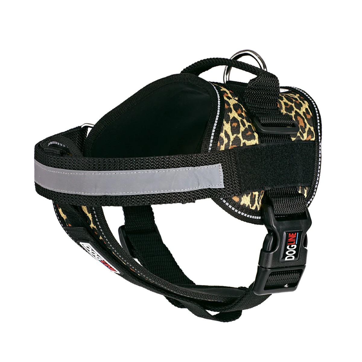 Dogline Unimax Multi Purpose Dog Harness - Leopard Brown