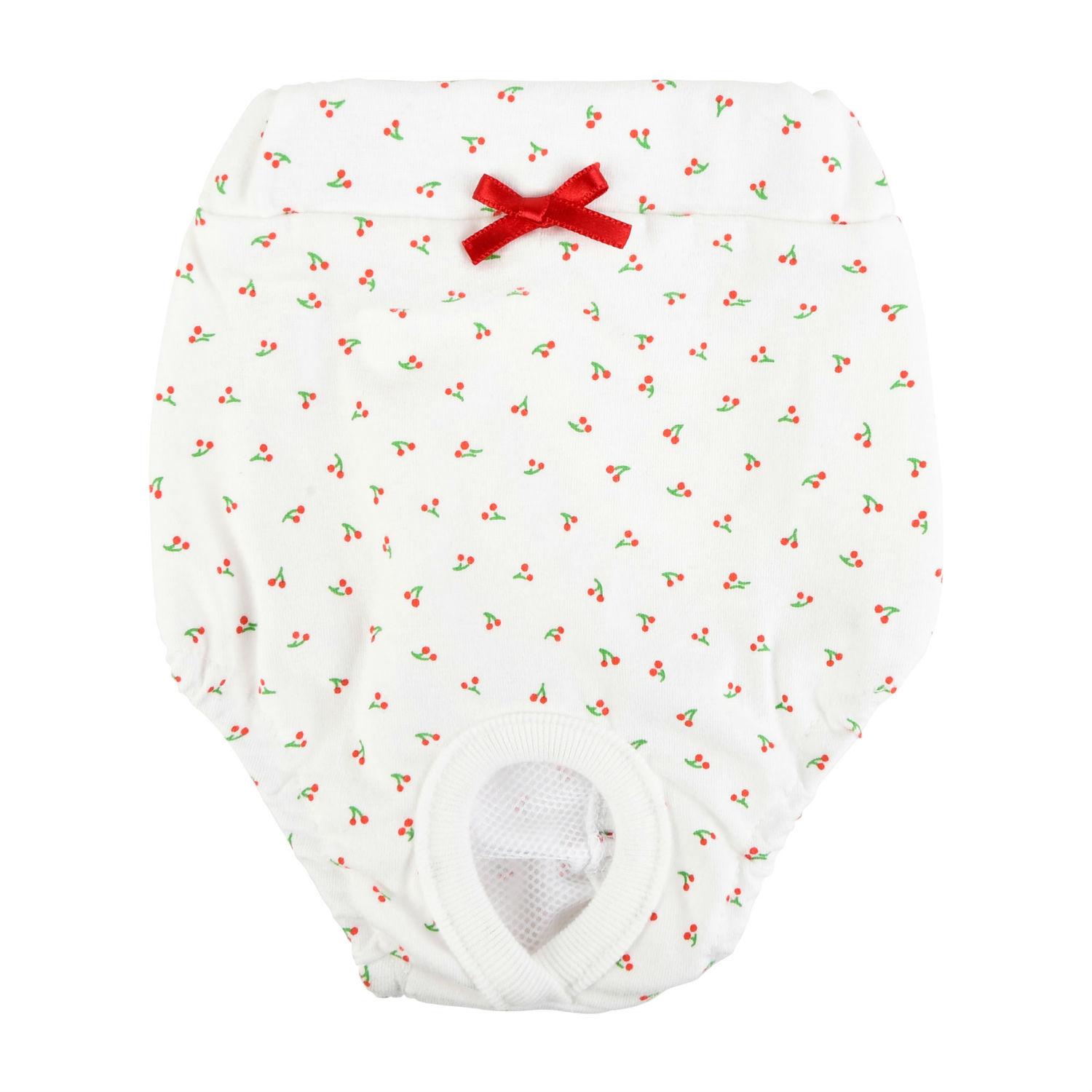 Sherie Dog Sanitary Pants by Pinkaholic - Ivory
