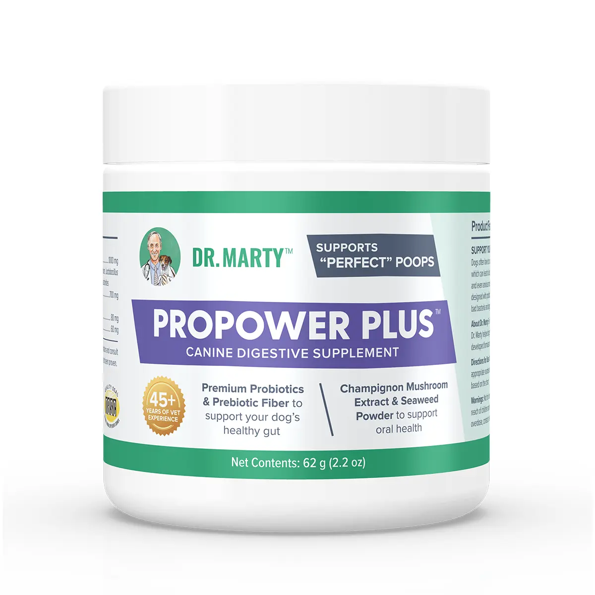 Dr. Marty Propower Plus Digestive Dog Supplement