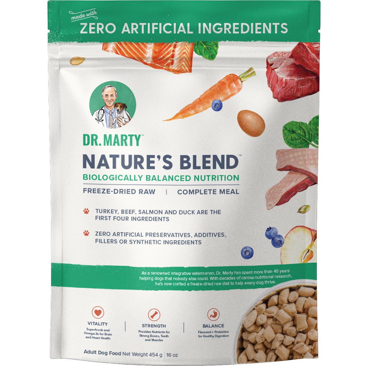 ze dried dog food dr marty