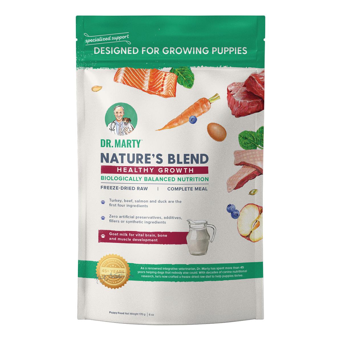 Dr. Marty Nature's Blend Healthy Growth for Puppies Freeze-Dried Dog Food