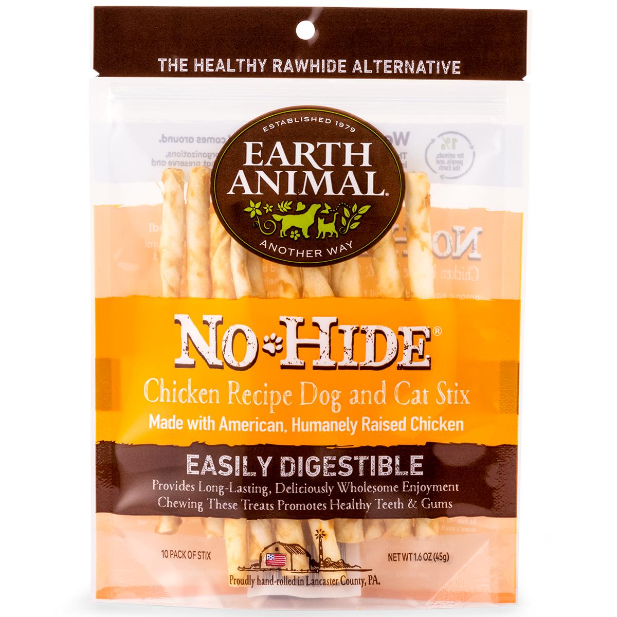 Earth Animal No-Hide Chicken Recipe Stix Dog & Cat Treats