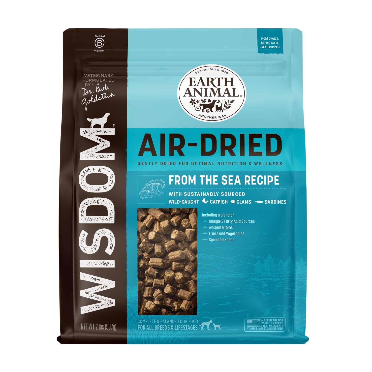 Earth Animal Wisdom Air-Dried Dog Food - From the Sea